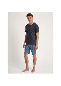 Calida , Shorty »Relax Streamline 2«, (2 tlg.), mit lockerem Schnitt , dark sapphire , XXL (58/60) , XXL (58/60) , Herren-Kurz-Pyjama von Calida