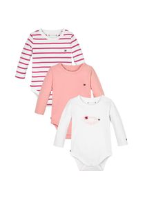 Tommy Hilfiger , Neugeborenen-Geschenkset »ESSENTIAL 3 PACK BODY GIFTPACK«, mit Logo-Stickereien , Soft Rose , 74 , 3-er Pack Body von Tommy Hilfiger