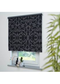 Liedeco , Springrollo »Springrollo mit Dekor, lichtdurchlässig, Ornament, « Lichtschutz Perlreflex-beschichtet ohne Bohren freihängend Dekorrollo...