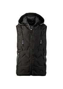 DEPROC Active , Steppweste »THORNLANDS Vest Men«, mit abnehmbarer Kapuze , schwarz , XXL (56) , XXL (56) , Wasserabweisende Steppweste im...
