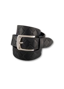 Bernd G&ouml;tz BERND G&Ouml;TZ, Herren, Lederg&uuml;rtel mit Flechtoptik, schwarz, schwarz, Modischer Herreng&uuml;rtel