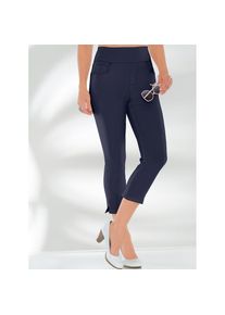 Casual Looks, Damen, Stretch-Hose, marine, Normalgr&ouml;&szlig;en, 40 -Normalgr&ouml;&szlig;en, marine, Hose in elastischer Bengalin-Qualit&auml;t