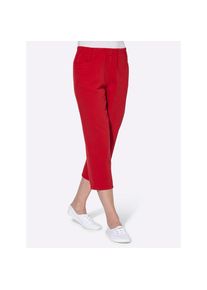 Classic Basics, Damen, Caprihose, rot, Normalgr&ouml;&szlig;en, 48 -Normalgr&ouml;&szlig;en, rot, Capri-Hose mit Taschen