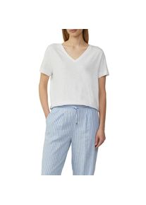s.Oliver , T-Shirt, aus Flammgarn , WHITE , 38 , 38 , T-Shirt von s.Oliver