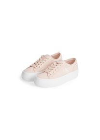 Calvin Klein Jeans , Plateausneaker »VULC FLATFORM LOW CV MG«, Schnürschuh, Freizeitschuh, Halbschuh mit seitlichem Logo , rose , 38 , 38 , Toller...