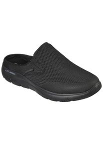 Skechers, Herren, Clog &raquo;SUMMITS&laquo; , Sommerschuh, Schlappen, Urlaub, im sportiven Look, schwarz, 45, schwarz, L&auml;ssiger Schlupfschuh mit heller Sohle