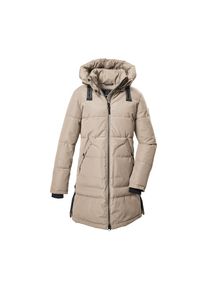 G.I.G.A. by Killtec G.I.G.A. DX by killtec, Damen, Steppmantel &raquo;GW 18 WMN QLTD PRK&laquo; Wasserabweisender, winddichter Steppparka mit abnehmbarer Kapuze, hellbeige, 40, 