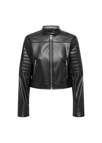 Only , Lederimitatjacke »ONLSARAMY FAUX LEATH MOTO JACKET CC OTW«, ohne Kapuze , Black , XS (34) , XS (34) , Bikerjacke von Only