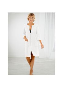 feel good , Bademantel , weiß , 80% Baumwolle, 20% Polyester , 52/54