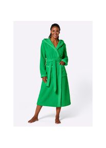 Plantier, Damen, Bademantel, grasgr&uuml;n, grasgr&uuml;n, Flauschfrottee