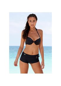 Lascana , Bikini-Hotpants »Italy« mit Ziergürtel , schwarz , N-Gr , 38 -N-Gr , 38 , Mix-Kini nach Lust und Laune mixen