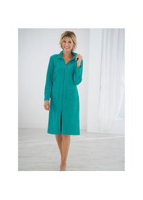 Plantier , Bademantel , smaragd , 80% Baumwolle, 20% Polyester , 48/50