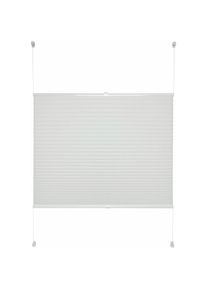 GOOD LIFE , Plissee »Ada« Lichtschutz ohne Bohren verspannt Lichtschutz , stein , Obermaterial: 100% Polyester , 150 cm