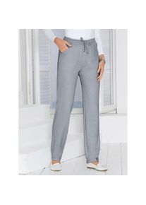 Classic Basics , Damen , Jerseyhose , grau-meliert , Normalgrößen , 46 -Normalgrößen , 46 , super bequeme Jersey-Qualität