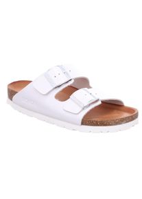 Rohde , Pantolette »ALBA«, Sommerschuh, Hausschuh, Strandschuh, Schlappen, Schnallenverschlüsse , weiß , 40 , 40 , Als Sommerschuh oder Hausschuh...