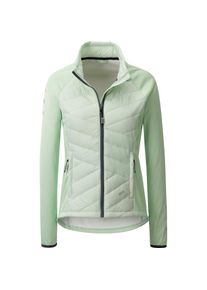 LPO, Damen, Fleecejacke &raquo;EDINA II WOMEN&laquo; weiche Hybrid-Fleecejacke in traditioneller Optik, misty jade, 48 (XL), misty jade, Damen Hybridjacke & 