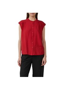 s.Oliver, Damen, Kurzarmbluse mit Raffung, CHILLI PEPPER, 44, CHILLI PEPPER, Bluse von s.Oliver Red Label