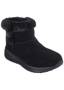 Skechers, Damen, Winterboots &raquo;ON-THE-GO STELLAR-COZY STEP&laquo; Winterstiefel, Schn&uuml;rstiefel, Boots mit Warmfutter, schwarz, 35, schwarz, Skechers 