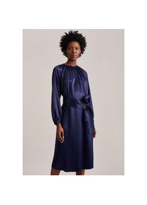 Seidensticker , Sommerkleid »Schwarze Rose«, Rundhals Uni , blau , Normalgrößen , L (40) -Normalgrößen , L (40) , Passform: Regular