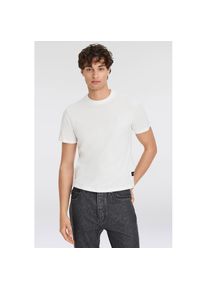 Replay, Damen, T-Shirt &raquo;mit Logostickerei auf der Brust&laquo;, natural white, M, natural white, Kurzarmshirt in Regular Fit Passform f&uuml;r bequemen 
