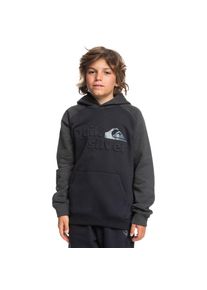Quiksilver , Juegendliche , Hoodie »Age Of Blue Emboss« , schwarz , Material: Gebürsteter Stoff aus Baumwolle und...