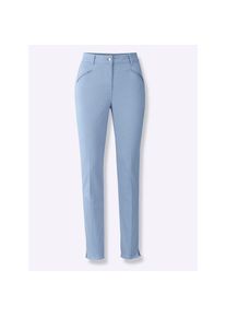 Heine, Damen, Stretch-Hose, bleu, Normalgr&ouml;&szlig;en, 40 -Normalgr&ouml;&szlig;en, bleu, elastische Qualit&auml;t