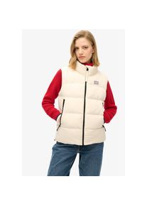 Superdry , Steppweste »SPORTS PUFFER GILET« , Off White , XL , XL , Praktische Weste von Superdry