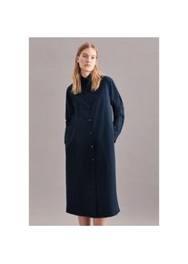 Seidensticker , Sommerkleid »Schwarze Rose«, Langarm Kragen Uni , dunkelblau , Normalgrößen , 4XL (48) -Normalgrößen , 4XL (48) , Passform: Regular