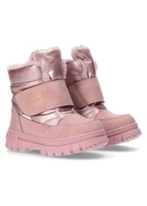 Tommy Hilfiger , Snowboots, Winterstiefel, Klettstiefel mit Logoschriftzug auf der Sohle , rosa , 29 , 29 , Metallic Winterstiefel von TOMMY...