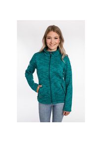 DEPROC Active , Strickfleecejacke »WILLMORE MELANGE WOMEN«, in edler Optik , türkis , 46 (L) , 46 (L) , Linea Primero Strickfleecejacke WILLMORE I...