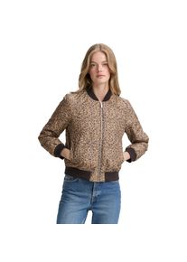 Tom Tailor Denim , Bomberjacke, ohne Kapuze, mit Strukurmuster , tonal leo print , XL (42) , XL (42) , Jacke von Tom Tailor Denim