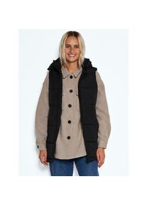 Noisy may , Steppweste »NMAURORA HOOD VEST NOOS« , Black Detail:BLACK , XL , XL , Modische Pufferweste von Noisy may