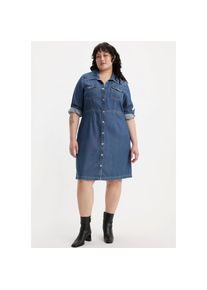 LEVI'S® PLUS Levi's Plus , Jeanskleid »Western Dress« , blue , N-Gr , XXXL (54/56) -N-Gr , XXXL (54/56) , Jeanskleid Western Dress von Levi's Plus