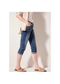 Cecil , 3/4-Jeans »Style Scarlett« im 5-Pocket-Style , mid blue used wash , N-Gr , 34 -N-Gr , 34 , Jeanshose im Casual Fit für Damen von Cecil