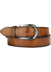 Bernd G&ouml;tz BERND G&Ouml;TZ, Damen, Lederg&uuml;rtel mit silberfarbener Schlie&szlig;e, cognac, cognac, Damenlederg&uuml;rtel von Bernd G&ouml;tz