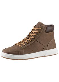 Levi's Levi's , Sneaker »PIPER MID«, Schnürboots, Freizeitschuh, Schnürer mit Logoprägung , braun , 42 , 42 , Trendiiger High Top-Sneaker mit weich...