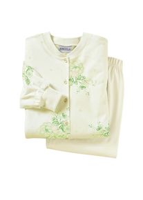 Ringella , Damen , Schlafanzug , lindgrün , 44/46 , 44/46 , Single-Jersey