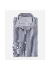 OLYMP, Herren, Businesshemd &raquo;Level Five 24/Seven body fit&laquo;, marine, N-Gr, 44 -N-Gr, marine, Ideal f&uuml;rs B&uuml;ro: Langarm Businesshemd mit klassischem 