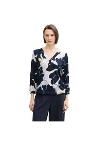 Tom Tailor , Blusenshirt in Crinkle Optik , big floral shapes design , XS (34) , XS (34) , Shirt von Tom Tailor