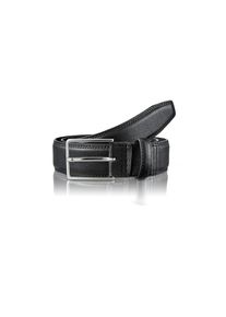 Lerros, Herren, Lederg&uuml;rtel &raquo; Basic G&uuml;rtel&laquo;, BLACK, BLACK, Mattierte Dornschlie&szlig;e