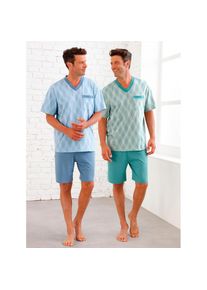 King´S Club Kings Club , Damen , Shorty , mint + blau , 48/50 , 48/50 , Single-Jersey