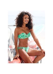 Venice Beach , Bikini-Hose »Moloka«, mit seitlichen Bändern , grün bedruckt , N-Gr , 34 -N-Gr , 34 , Floraler Druck - Ton in Ton