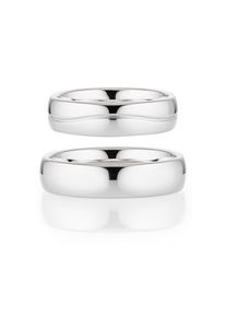 Bruno Banani, Damen, Trauring &raquo;Schmuck Geschenk Ehering Hochzeit Damenring Herrenring&laquo; Made in Germany, silberfarben, silberfarben, Partnerring als 