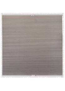 Kutti , Wabenplissee »Nicky« verdunkelnd energiesparend ohne Bohren verspannt verdunkelnd beschichtet Klemmfix , hellgrau + weiß , Obermaterial:...