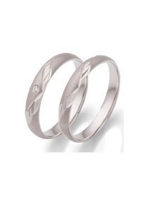 Firetti , Trauring »Schmuck Geschenk Hochzeit Ehering "LIEBE"«, wahlweise mit oder ohne Zirkonia (synth.) , silberfarben , 69 , Zeitloser Trauring,...
