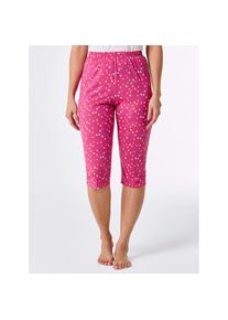 wäschepur wäschepur , Caprihose , fuchsia-bedruckt , Normalgrößen , 44/46 -Normalgrößen , 44/46 , Single-Jersey