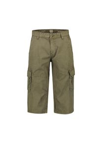 Lerros , Bermudas »Lange Cargo-Bermuda mit aufgesetzten Taschen« , AGED OLIVE , Normalgrößen , 32 -Normalgrößen , 32 , Long Cargo Bermuda Style
