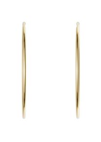 Firetti , Paar Creolen »Schmuck Geschenk Silber 925 2,0 mm breit«, Made in Germany , gelbgoldfarben , 20 , Schlichte, elegante Ohrringe im...