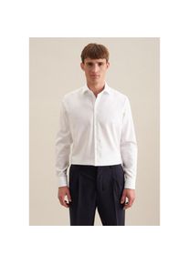 Seidensticker, Herren, Businesshemd &raquo;Schwarze Rose&laquo; X-Slim Kentkragen Uni, wei&szlig;, normale &Auml;rmell&auml;ngen, L (41) -normale &Auml;rmell&auml;ngen, wei&szlig;, Passform: X-