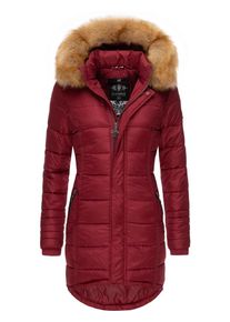 Navahoo Dames Wintermantel 'Papaya' bordeaux XS